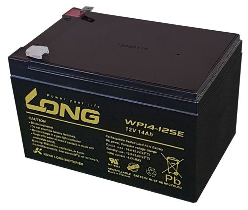 Kung Long DC HME 14Ah Bal+ Akkumulátor (WP14-12SE)