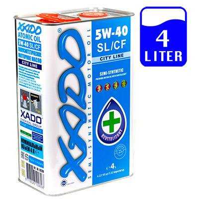 5W-40 SL/CF XADO City Line motorolaj 4liter