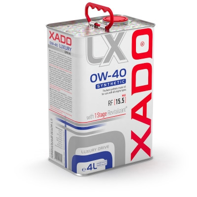 0W-40 Luxury Drive XADO motorolaj, 4liter