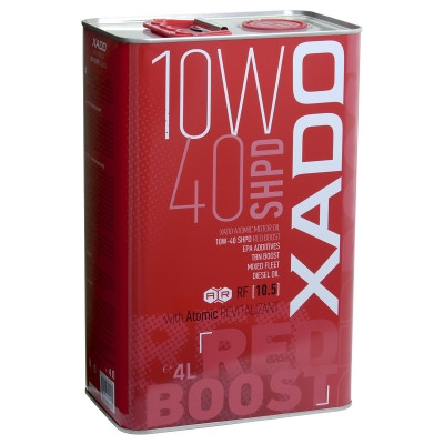 10W-40 SHPD Red Boost XADO motorolaj 4liter