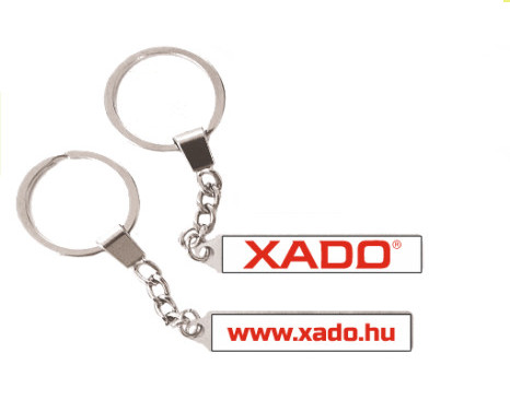 Xado szilikon kulcstartó fehér