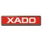 Xado alumínium rendszámtábla (piros)